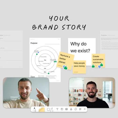 Illustration of brand strategy workshop phase